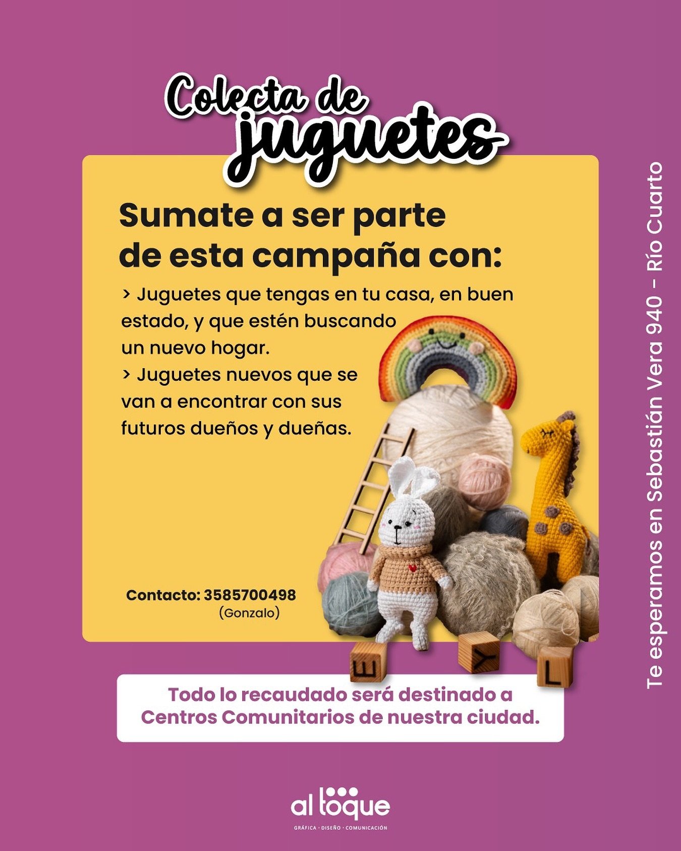 Flyer Colecta de Juguetes